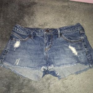 Denim shorts